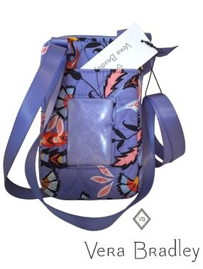 NWT Vera Bradley RFID Mini Cellphone Crossbody